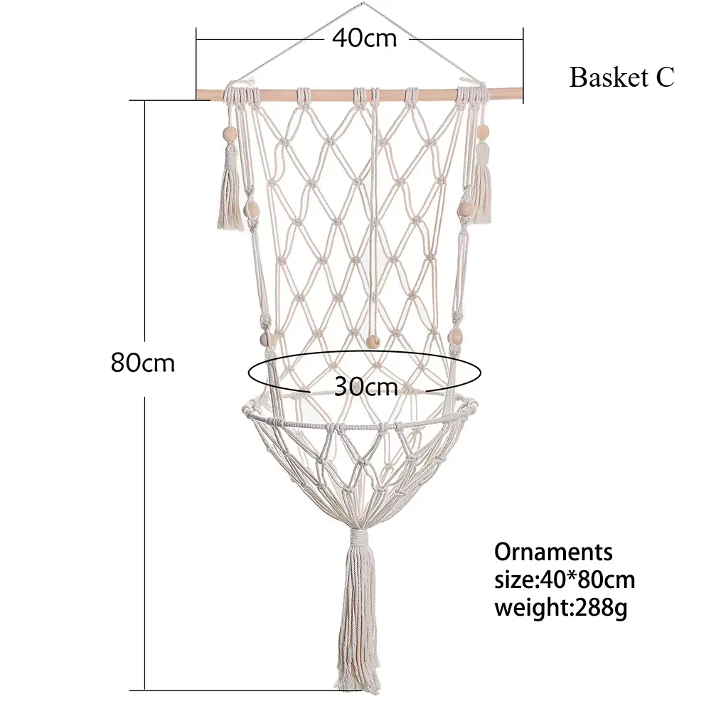 Pet Cat Hammock Swing Bed Bohemian Handwoven Tapestry Cotton Macrame for Home Bedroom Decoration Wall Hanging without Mat
