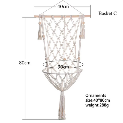 Pet Cat Hammock Swing Bed Bohemian Handwoven Tapestry Cotton Macrame for Home Bedroom Decoration Wall Hanging without Mat